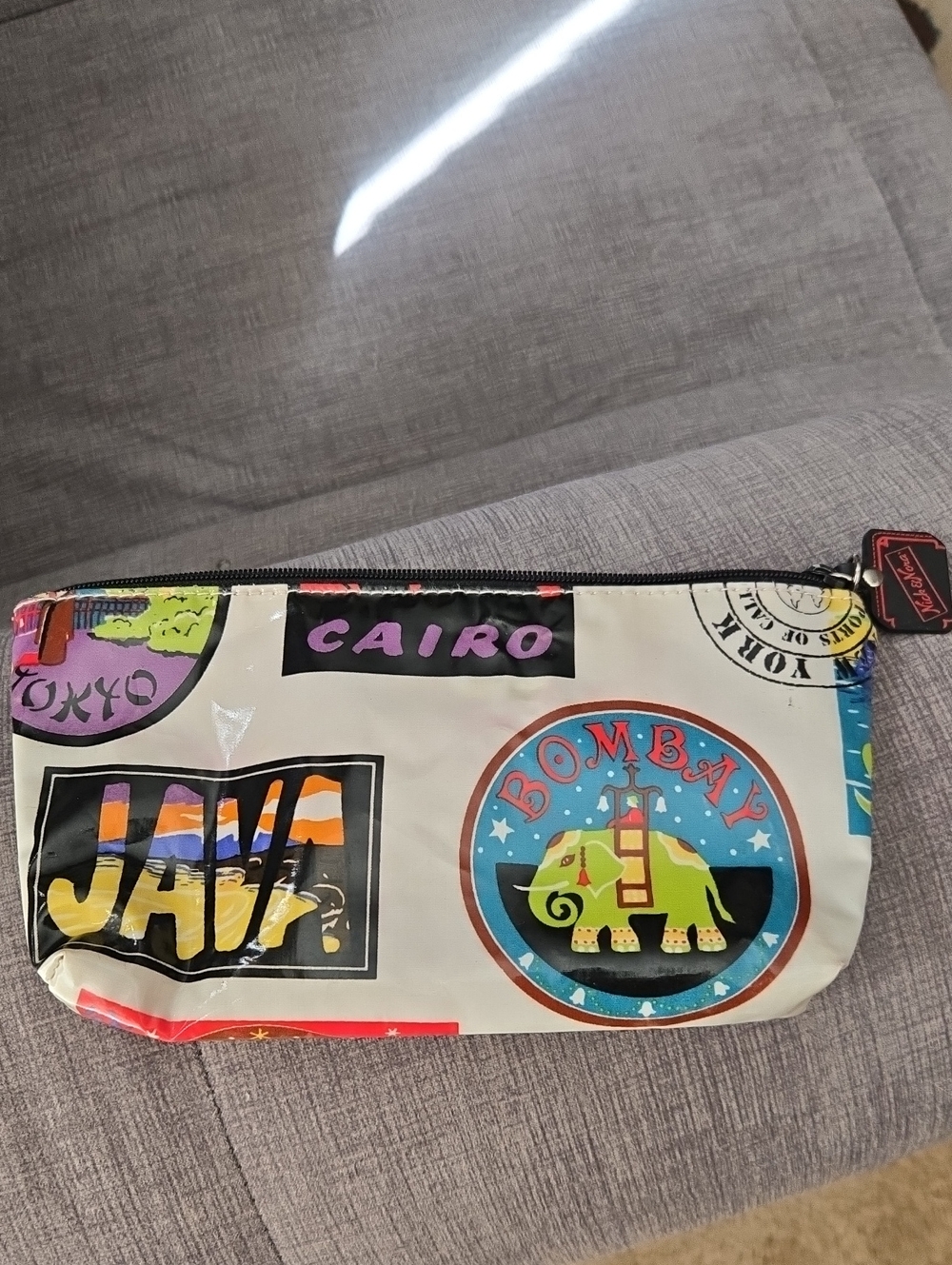 Y2K Nick & Nora Around The World Cosmetic Bag